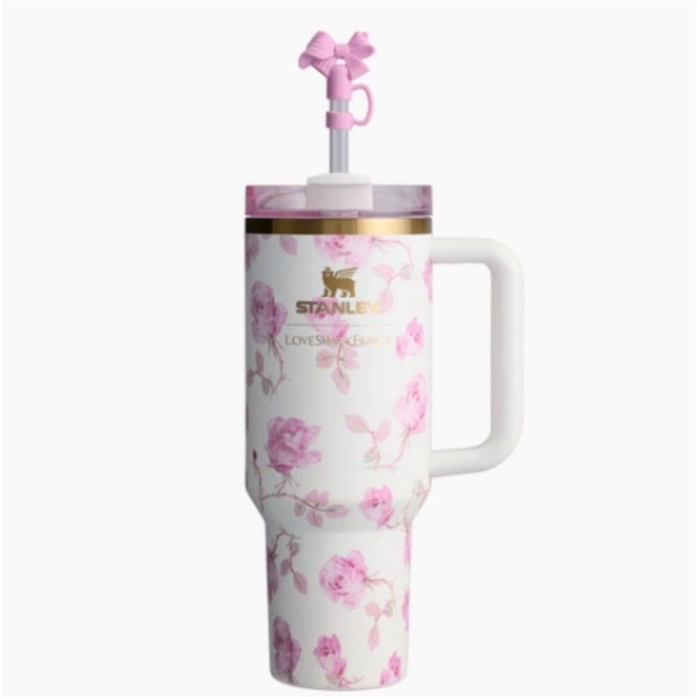 The Stanley x LoveShackFancy Quencher | 40 OZ - Ribbon Rosa